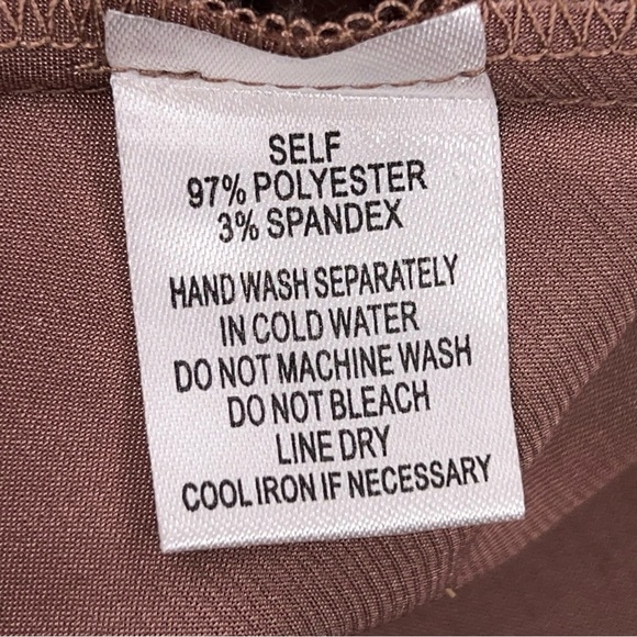 MEDIUM COTTON CANDY LA CHAMPAGNE PINK SATIN DRESS EVENT PARTY COCKTAIL COWL NECK - Picture 11 of 12